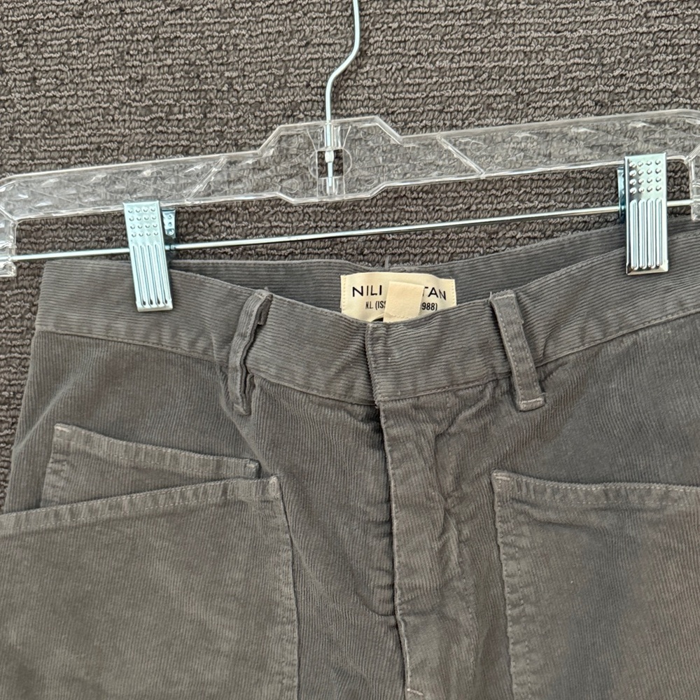 Nili Lotan Charcoal Corduroy SHON corduroy Pants